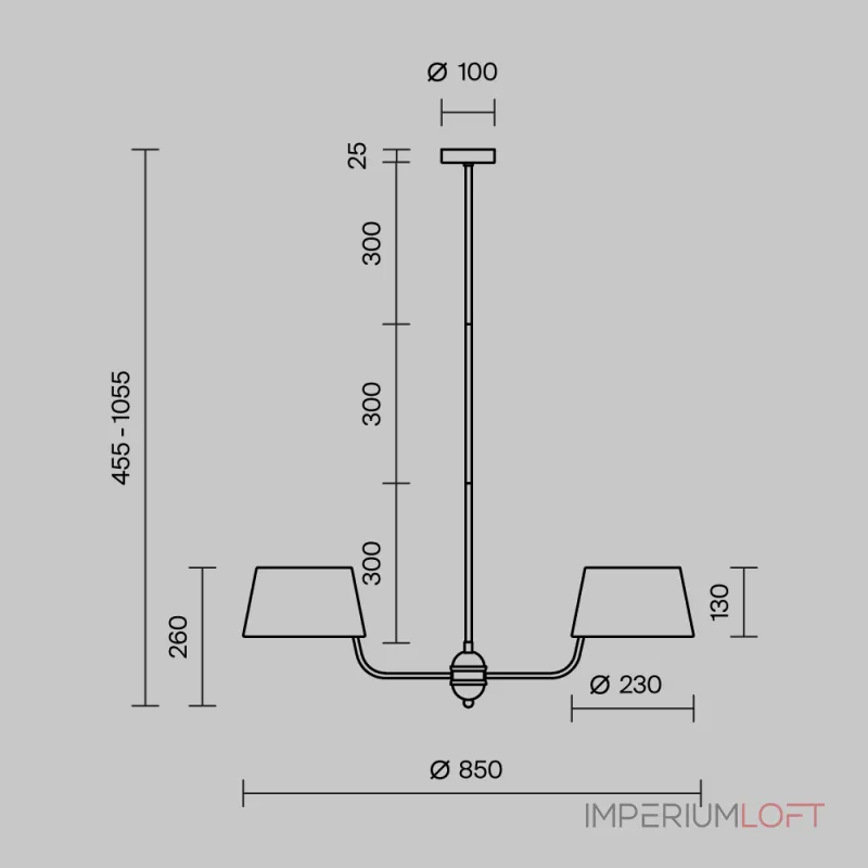 Люстра на штанге Maytoni Modesto MOD360PL-06BS Люстра на штанге Maytoni Modesto MOD360PL-06BS