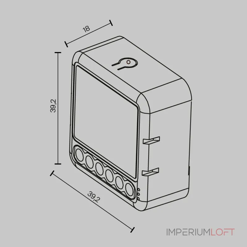 Wi-Fi выключатель двухканальный 300Вт Maytoni MS008 от ImperiumLoft Wi-Fi выключатель двухканальный 300Вт Maytoni MS008 от ImperiumLoft