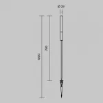 Ландшафтный светильник Maytoni Flare O487FL-L3GF3K1 от ImperiumLoft