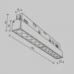 Трековый светильник Maytoni EXILITY TR031-2-12W2.7K-B от ImperiumLoft
