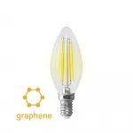 Светодиодная лампа Crystal Graphene Candle 9W 4000K E14 от ImperiumLoft