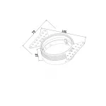 Рамка для светильника Maytoni Downlight DLA048-01W от ImperiumLoft