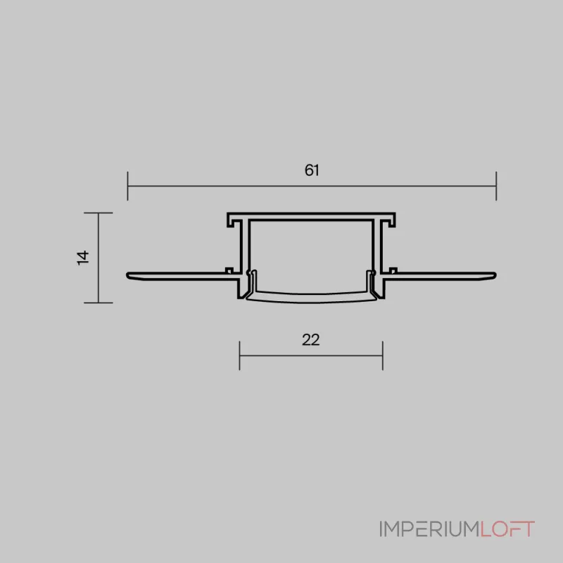 Рассеиватель для профиля 61×14 (Чёрный, 2 м), ALM-6114-B-DF-2M Maytoni 642014 от ImperiumLoft Рассеиватель для профиля 61×14 (Чёрный, 2 м), ALM-6114-B-DF-2M Maytoni 642014 от ImperiumLoft