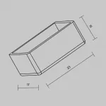 Комплектующие для уличной трековой системы Maytoni Elasity IP O-TR001-SEC от ImperiumLoft
