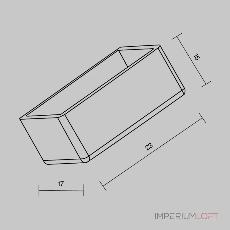 Комплектующие для уличной трековой системы Maytoni Elasity IP O-TR001-SEC от ImperiumLoft