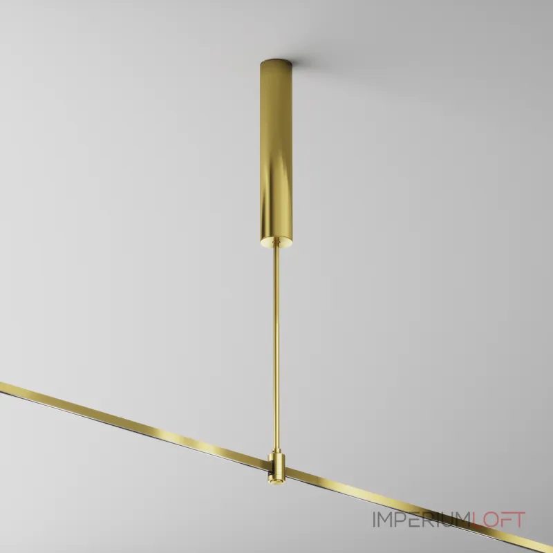 Основание потолочное Long 385мм для блока питания с вводом питания Flarity латунь Maytoni FLARITY TRA159C-BB1-BS от ImperiumLoft