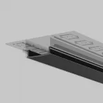 Рассеиватель для профиля 61×14 (Чёрный, 2 м), ALM-6114-B-DF-2M Maytoni 642014 от ImperiumLoft