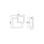 Настенный светильник Freya Siala 02 FR10027WL-L13B от ImperiumLoft