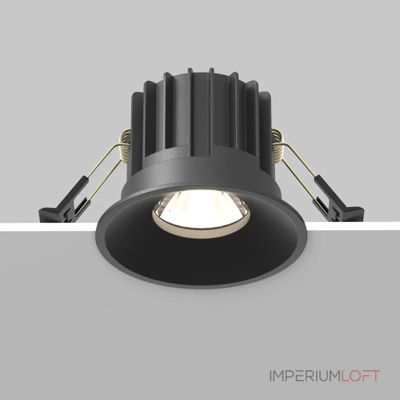 Встраиваемый светильник Maytoni Downlight DL058-12W-DTW-B от ImperiumLoft