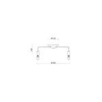 Потолочная люстра Freya Matis FR4010CL-05GB