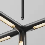 Подвес на жёстком основании с потолочной чашей для системы Shelf Maytoni Shelf CA030C-SL-L500-B от ImperiumLoft