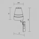 Датчики движения и освещенности Maytoni SL-02 от ImperiumLoft