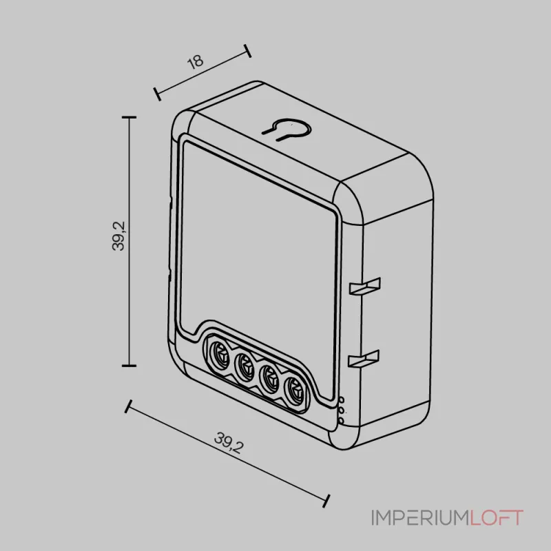 Wi-Fi выключатель одноканальный 250Вт Maytoni MS007 от ImperiumLoft Wi-Fi выключатель одноканальный 250Вт Maytoni MS007 от ImperiumLoft