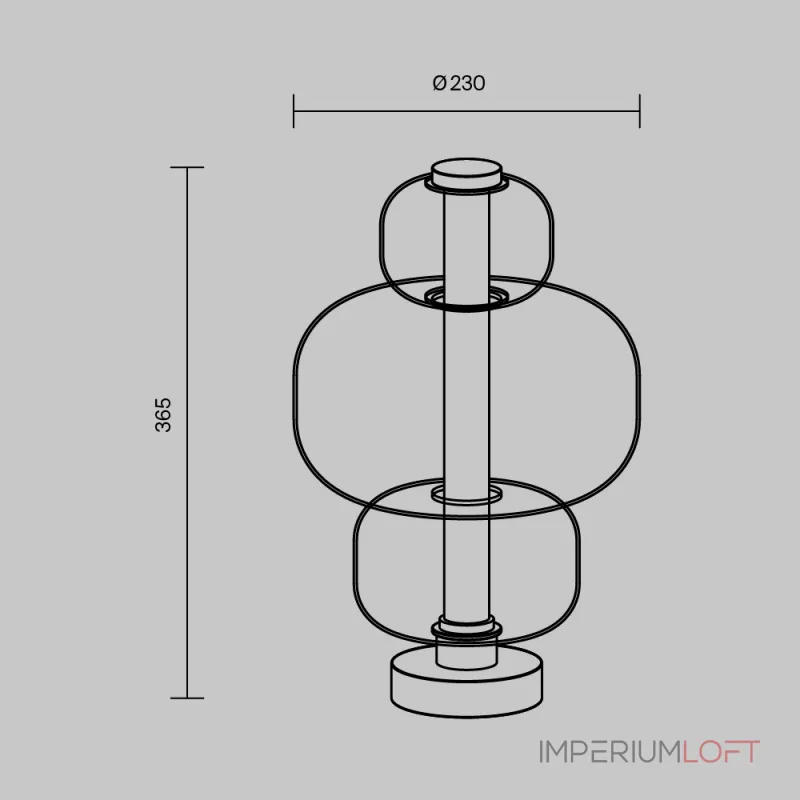 Настольный светильник Maytoni Modern MOD364TL-L15W3K от ImperiumLoft