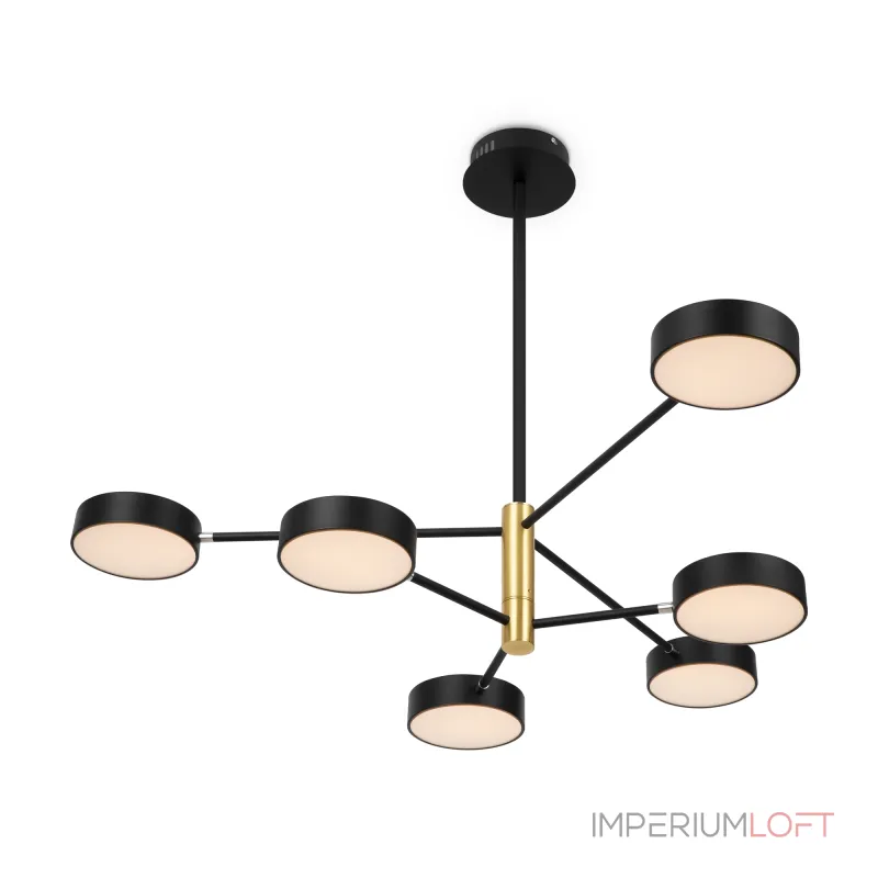 Люстра на штанге Freya Тибо / Tibo FR6048CL-L6GR Люстра на штанге Freya Тибо / Tibo FR6048CL-L6GR
