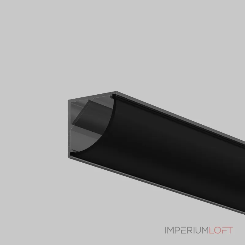 Рассеиватель для профиля 16×16 (Дуга, Чёрный, 2 м), ALM-1616R-B-DF-2M Maytoni 642027 от ImperiumLoft