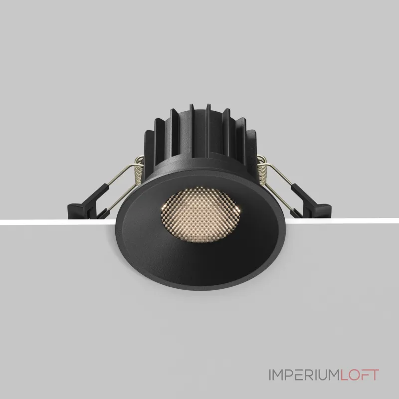 Встраиваемый светильник Maytoni Downlight DL058-12W-DTW-B от ImperiumLoft