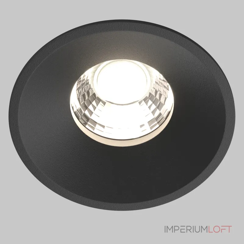Встраиваемый светильник Maytoni Downlight DL058-12W-DTW-B от ImperiumLoft