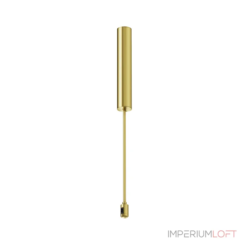 Основание потолочное Long 385мм для блока питания с вводом питания Flarity латунь Maytoni FLARITY TRA159C-BB1-BS от ImperiumLoft