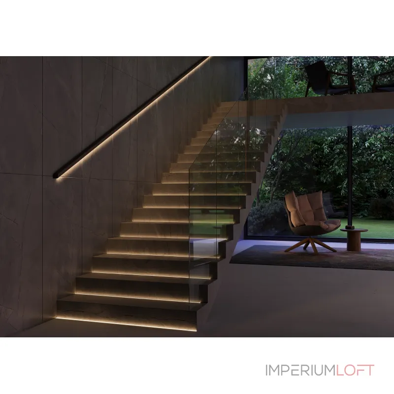 Алюминиевый профиль встраиваемый в пол ALM-1908-S-2M Maytoni 636007 от ImperiumLoft