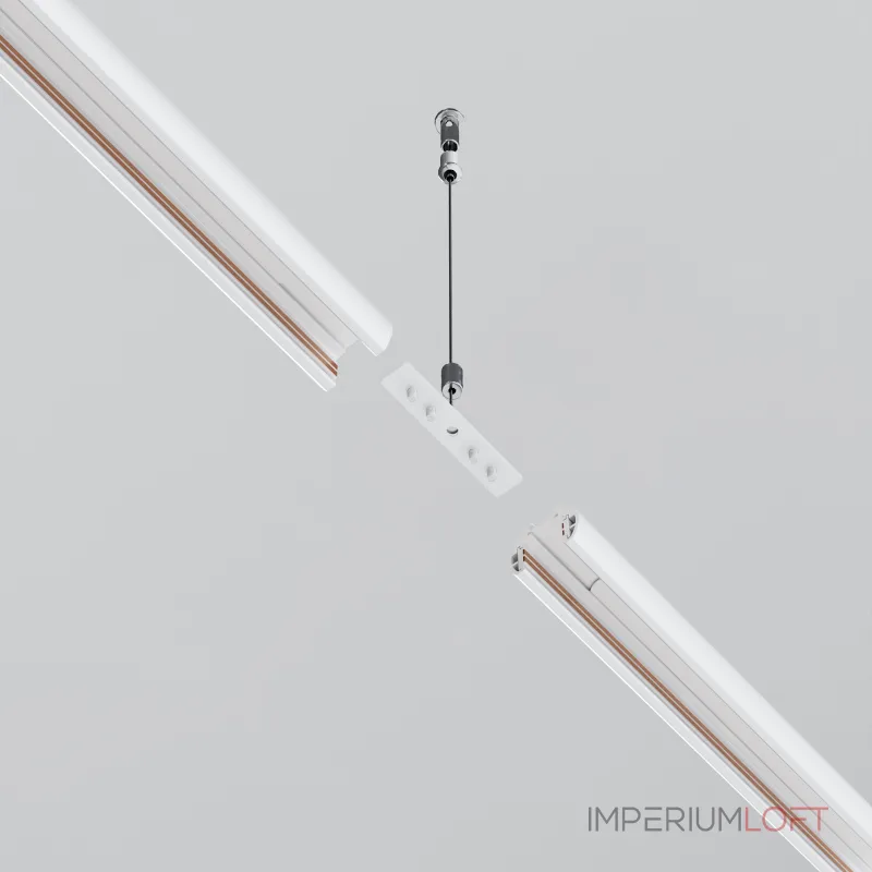 Коннектор прямой для низкопрофильного шинопровода Exility Maytoni EXILITY TRAM034CI-R-41W от ImperiumLoft