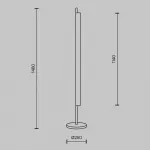 Напольный светильник Maytoni Modern MOD258FL-L15BS3K от ImperiumLoft