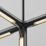 Подвес на жёстком основании с потолочной чашей для системы Shelf Maytoni Shelf CA030C-SL-L500-B от ImperiumLoft