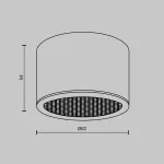 Потолочный светильник Maytoni Glare C122CL-GX53-W от ImperiumLoft