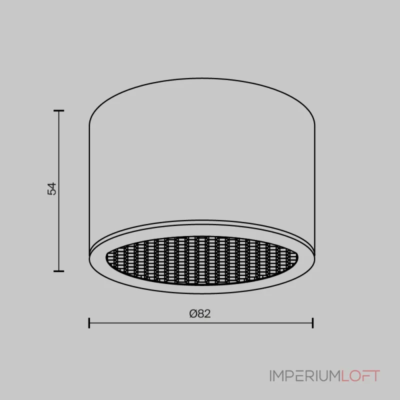 Потолочный светильник Maytoni Glare C122CL-GX53-W от ImperiumLoft