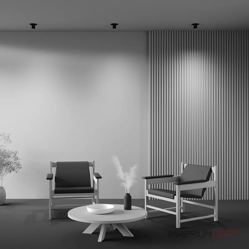 Потолочный светильник Maytoni Ceiling C048CL-01-GU10-B от ImperiumLoft