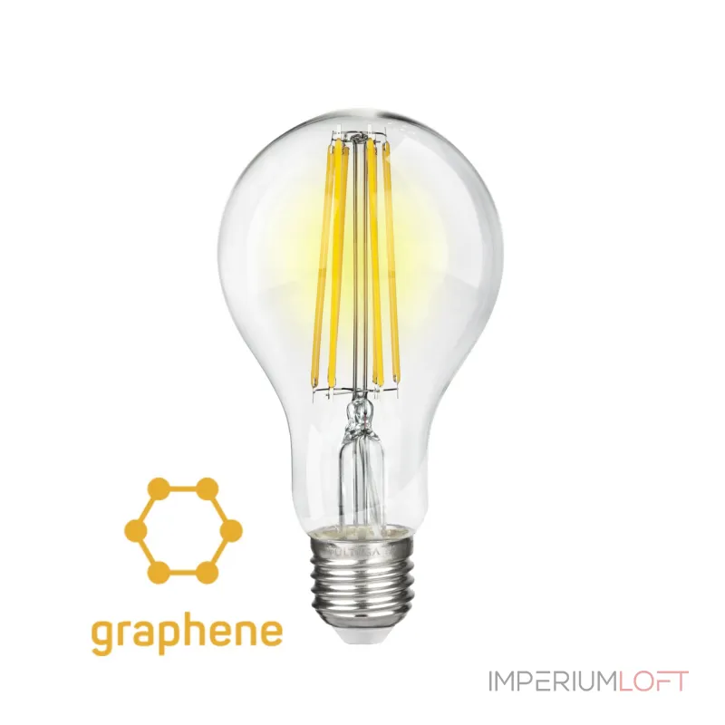 Светодиодная лампа Crystal Graphene A60 15W 4000K E27 от ImperiumLoft