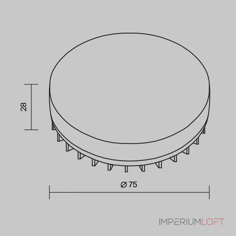 Светодиодная лампа Wi-Fi GX53 9W 2700K-6500K DIM Voltega 2430 от ImperiumLoft