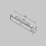 Настенный светильник (бра) Maytoni Bracket MOD492WL-L12BK от ImperiumLoft