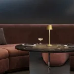 Аккумуляторный настольный светильник 2700-4000К 1Вт Maytoni Nook MOD494RL-L1BSK от ImperiumLoft