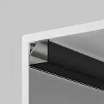 Рассеиватель для профиля 16×16 (Угол, Чёрный, 2 м), ALM-1616S-B-DF-2M Maytoni 642028 от ImperiumLoft