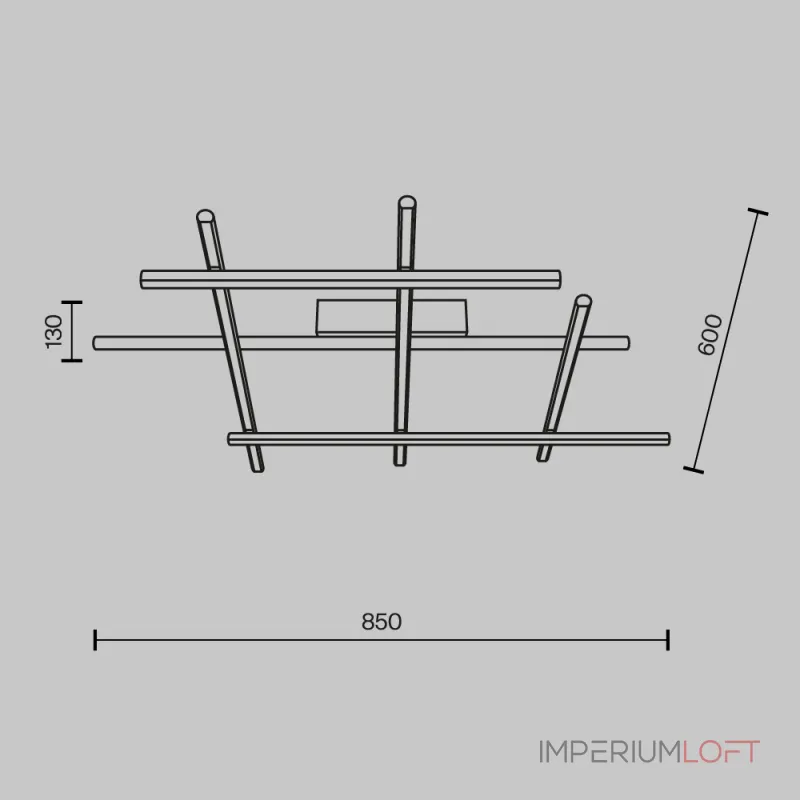 Потолочный светильник Radiance MOD278CL-L50G3K от ImperiumLoft