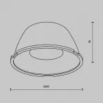 Линза для Alfa LED 24° Maytoni LensD43-24 от ImperiumLoft