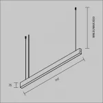 Подвесной светильник Maytoni Pendant P070PL-2.7-3-4K-W