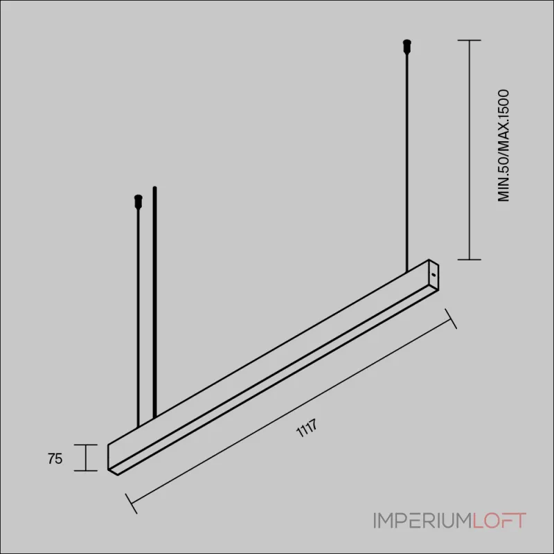 Подвесной светильник Maytoni Pendant P070PL-2.7-3-4K-W