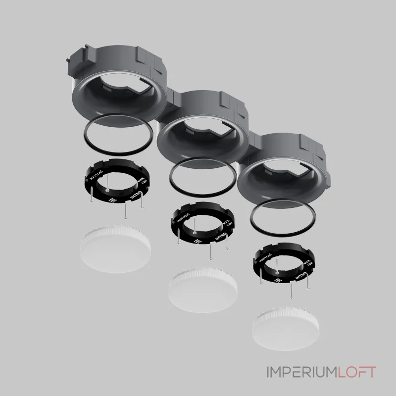 Встраиваемый светильник Maytoni Downlight DL019-GX53-B от ImperiumLoft