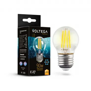 Светодиодная лампа Voltega Crystal Graphene Globe 9W 2700K E27 Светодиодная лампа Voltega Crystal Graphene Globe 9W 2700K E27