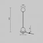 Напольный светильник (торшер) Maytoni Twins MOD427FL-L20B3K от ImperiumLoft