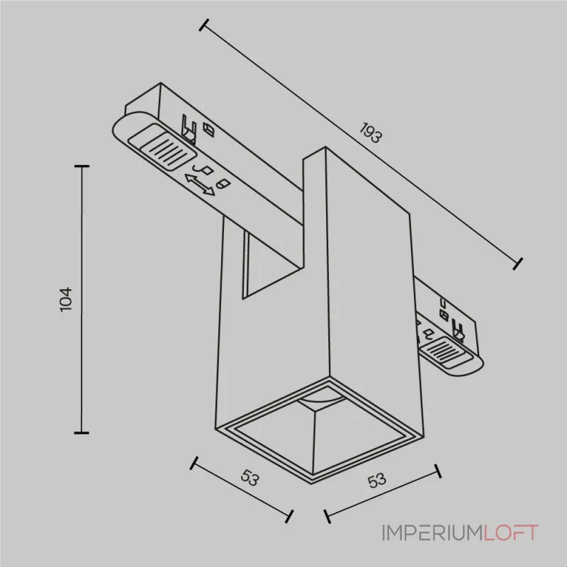 Трековый светильник Maytoni EXILITY TR121-2-7W3K-BS от ImperiumLoft Трековый светильник Maytoni EXILITY TR121-2-7W3K-BS от ImperiumLoft