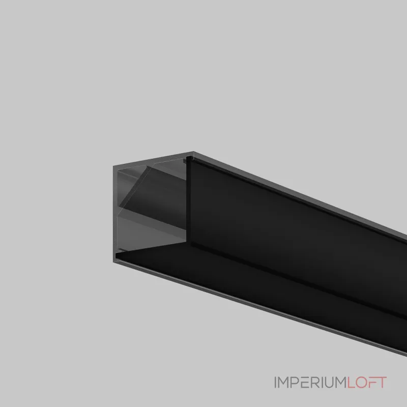 Рассеиватель для профиля 16×16 (Угол, Чёрный, 2 м), ALM-1616S-B-DF-2M Maytoni 642028 от ImperiumLoft