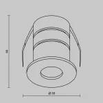 Уличный потолочный светильник Maytoni Cove O511DL-L2W4K от ImperiumLoft