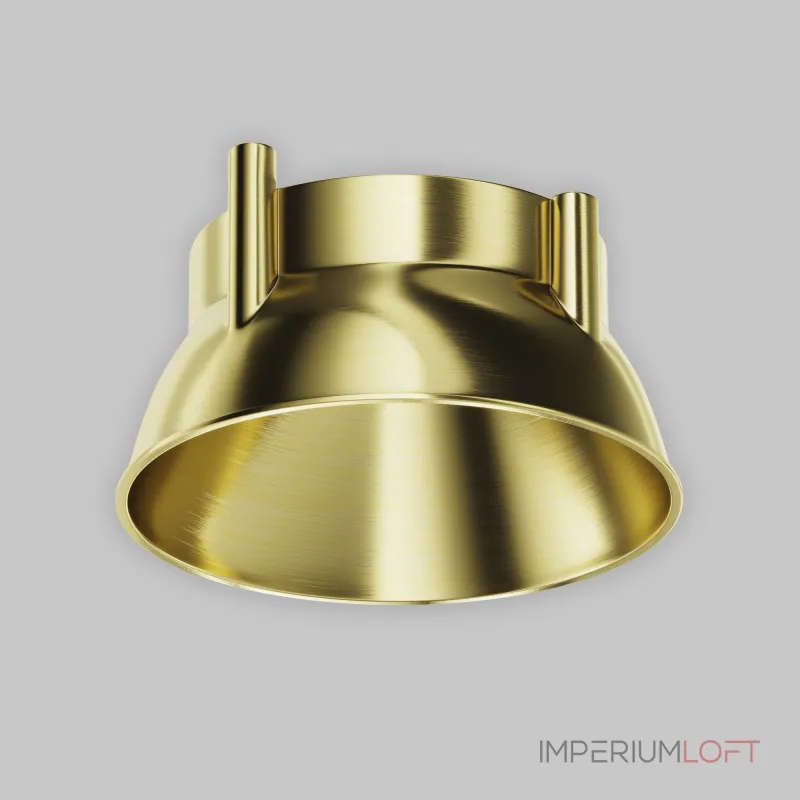 Декоративная рамка-отражатель для накладных светильников серии Alfa LED Maytoni Downlight Ring12-15W-RD-BS от ImperiumLoft