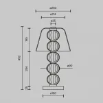 Настольный светильник Maytoni Modern MOD555TL-L8G3K от ImperiumLoft