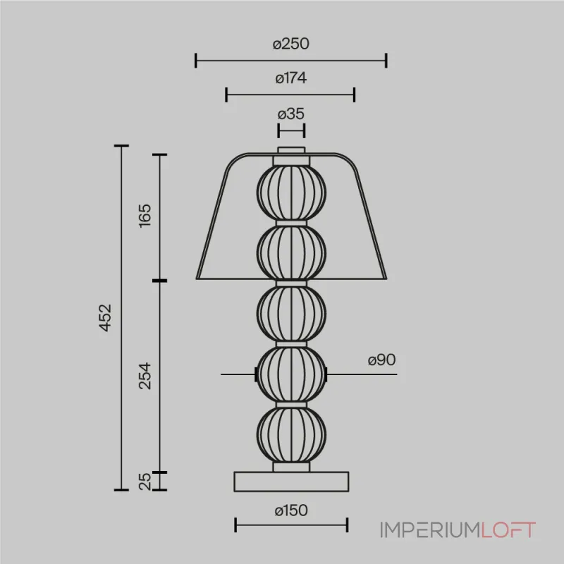 Настольный светильник Maytoni Modern MOD555TL-L8G3K от ImperiumLoft Настольный светильник Maytoni Modern MOD555TL-L8G3K от ImperiumLoft