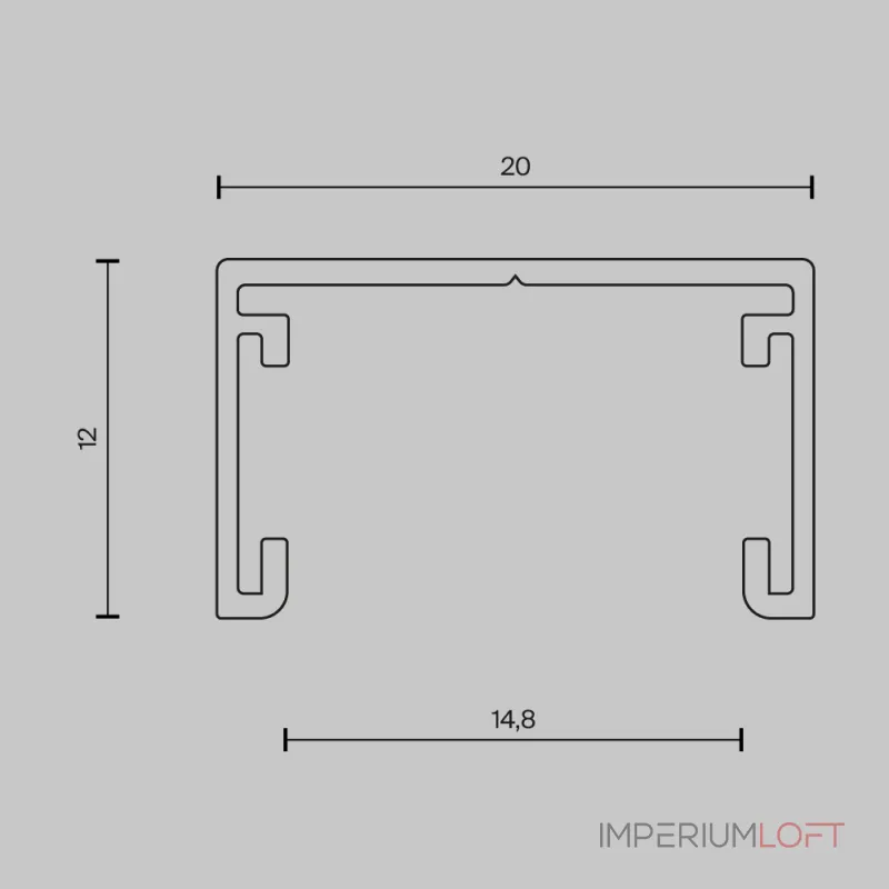 Шинопровод накладной Maytoni BASITY TRX172-111B от ImperiumLoft