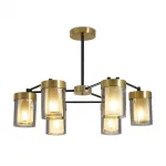 Люстра на штанге Freya Modern FR5432PL-06BBS